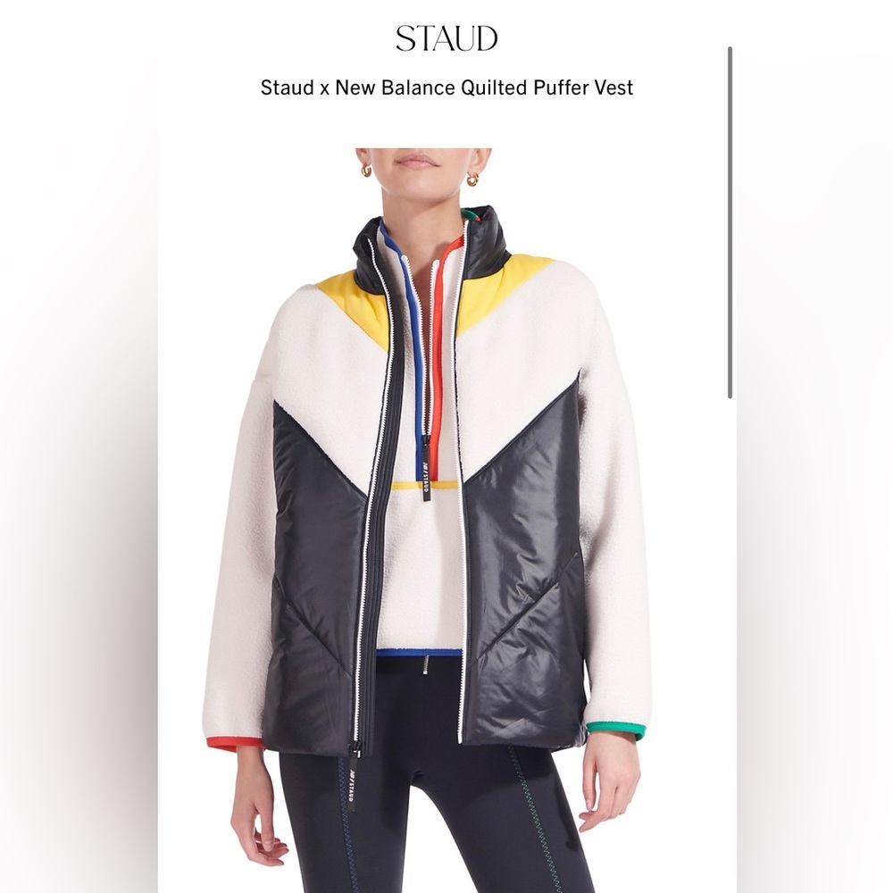 Staud x New Balance Quilted Puffer Vest